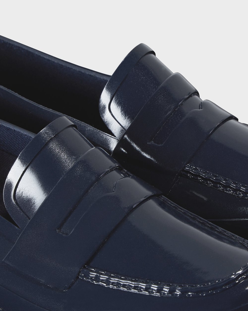 Mocassins Hunter Feminina Azul Marinho - Original Gloss Penny - 82KXYAONC